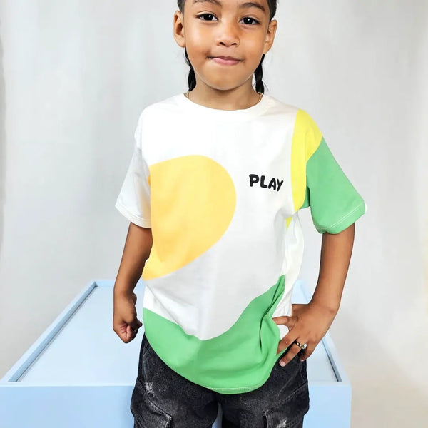conjunto bermuda índigo + camiseta play