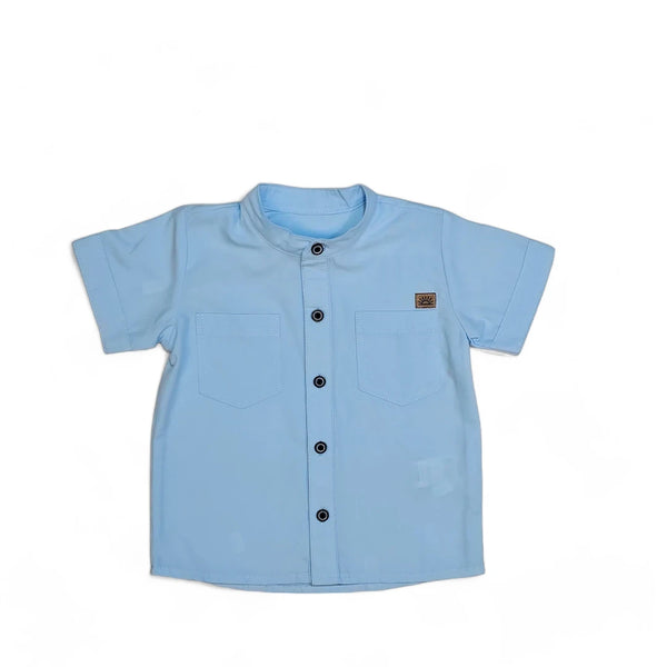 Camisa oxford cuello nerú