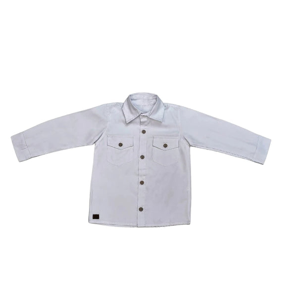 Camisa oxford manga larga