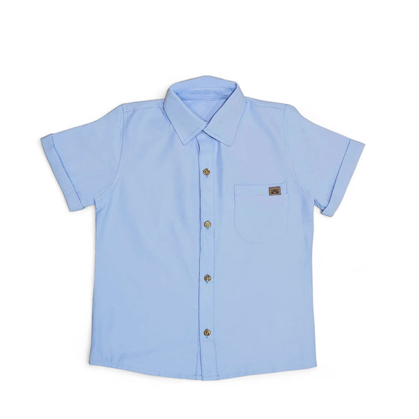 Camisa oxford manga corta