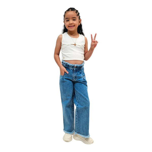 Conjunto Toty Denim Nude