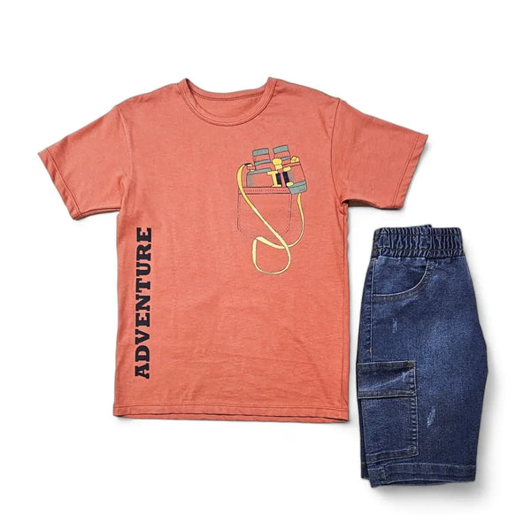 Conjunto bermuda cargo + camiseta STAY WILD (copia)